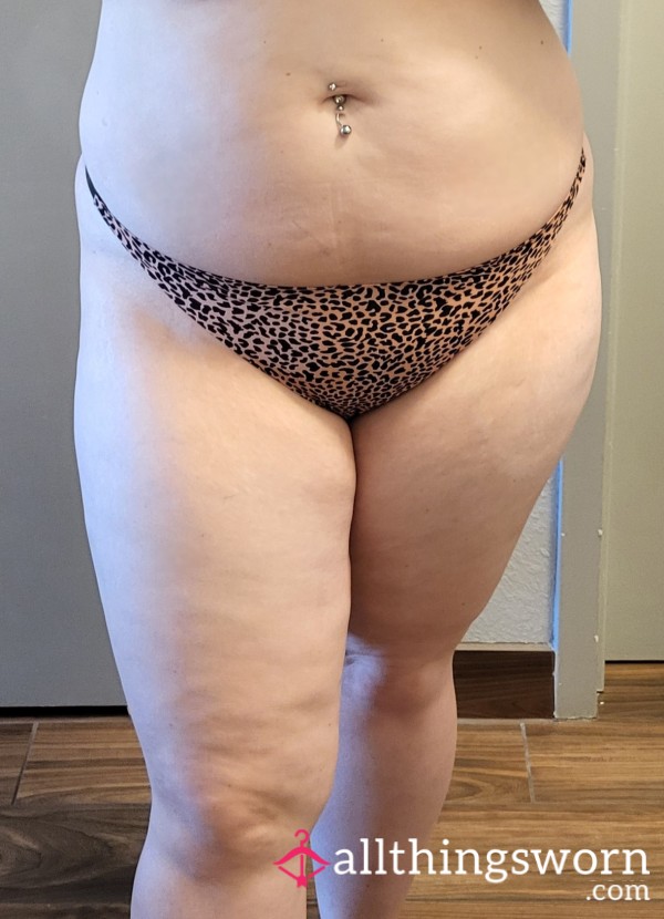 Leopard Print G String