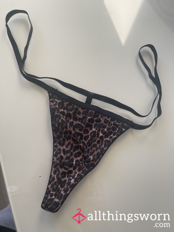 Leopard Print G String
