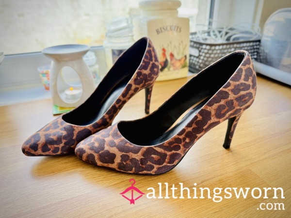 Leopard Print Heels