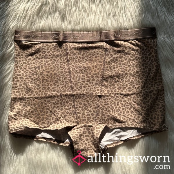 Leopard Print High-waist Boyshorts