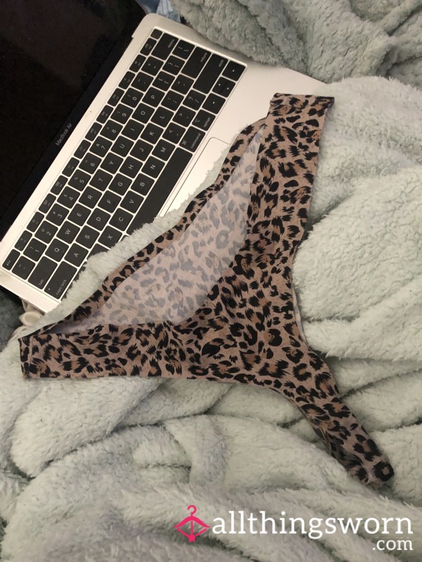 Leopard Print NPL Thong