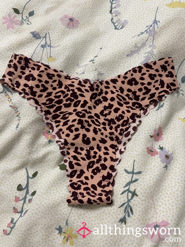 Leopard Print Nylon Thong 🐆