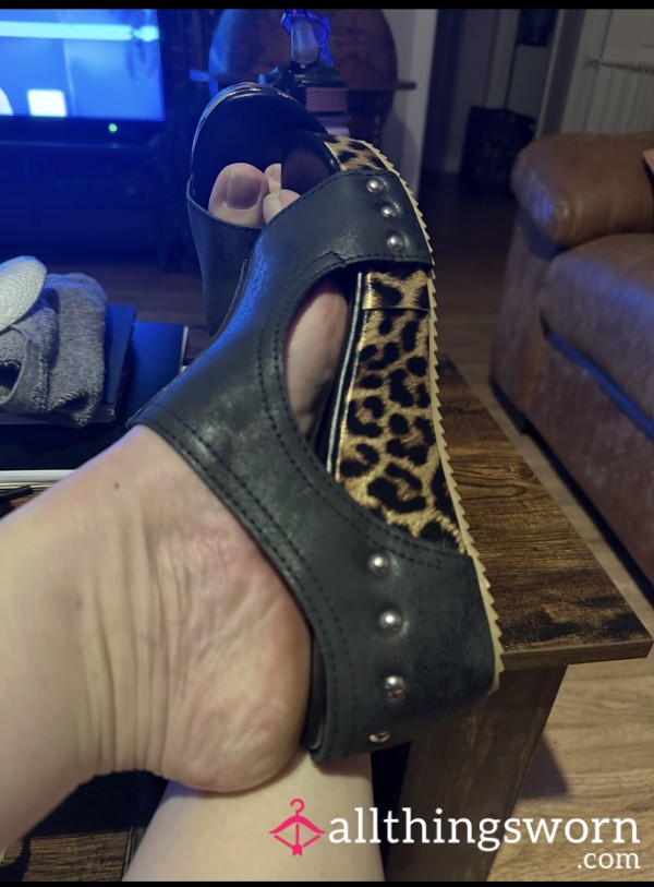 Leopard Print Sandals