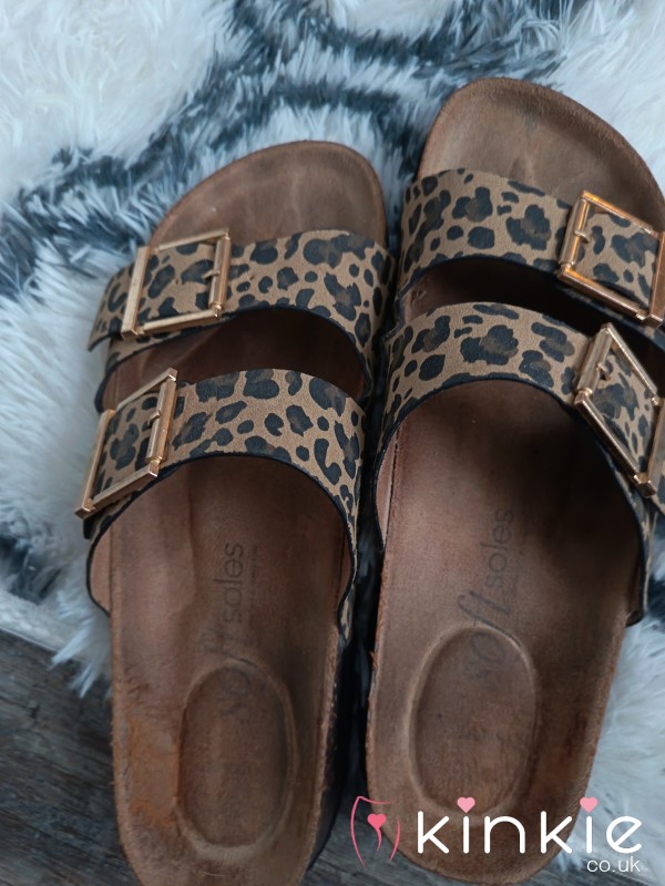 Leopard Print Sandles