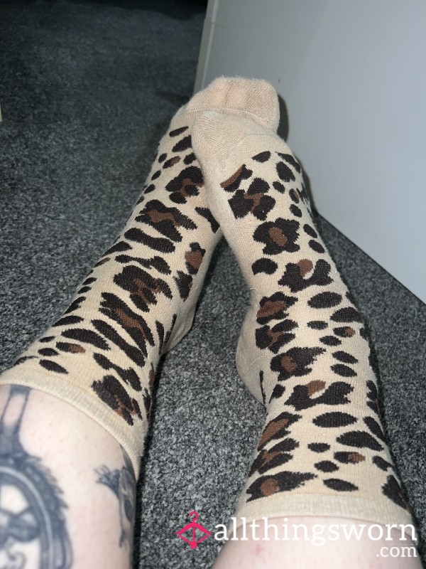 Leopard Print Socks
