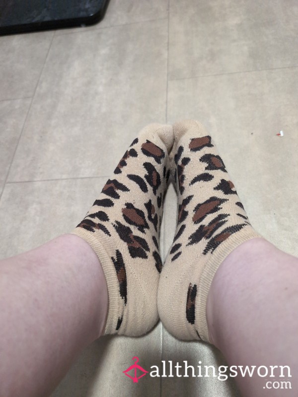 Leopard Print Stinky Socks