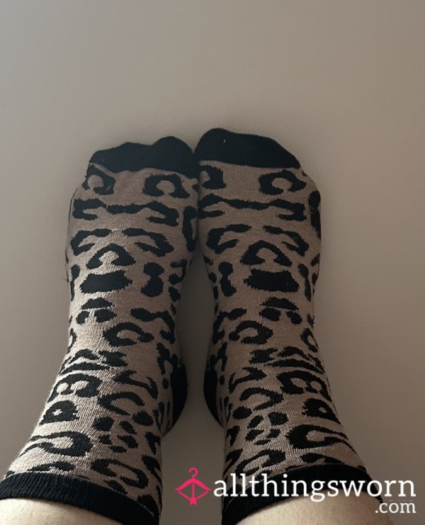 Leopard Print Socks