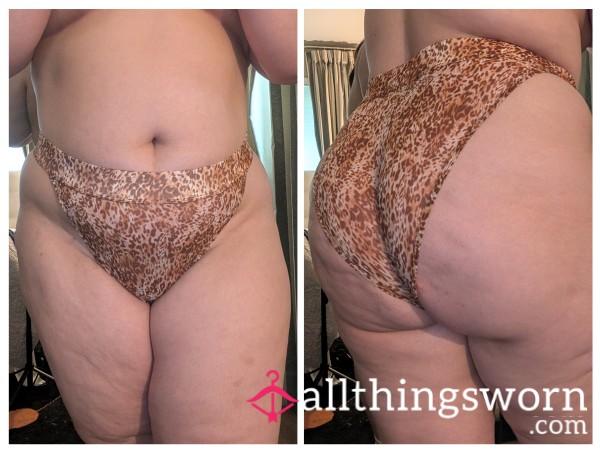 Leopard Print Tanga Pantie