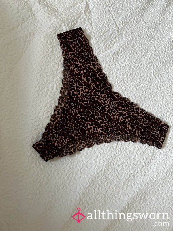 Leopard Print Thong 🧡