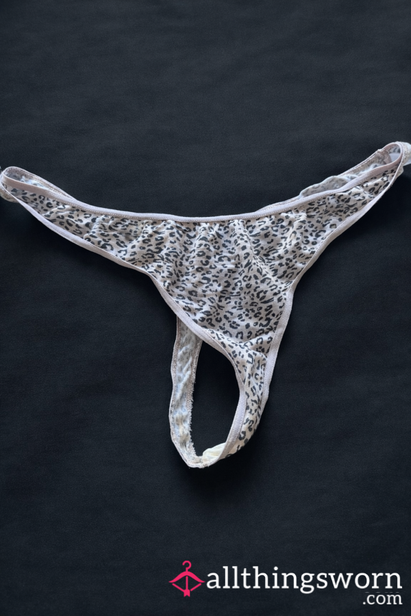 Leopard Print Thong 🐆 Worn All Day