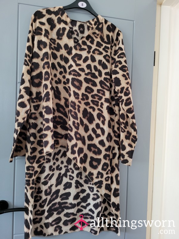 Leopard S**y Print Top