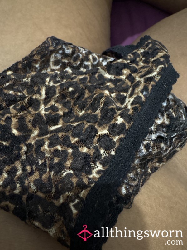 Leopard Thong