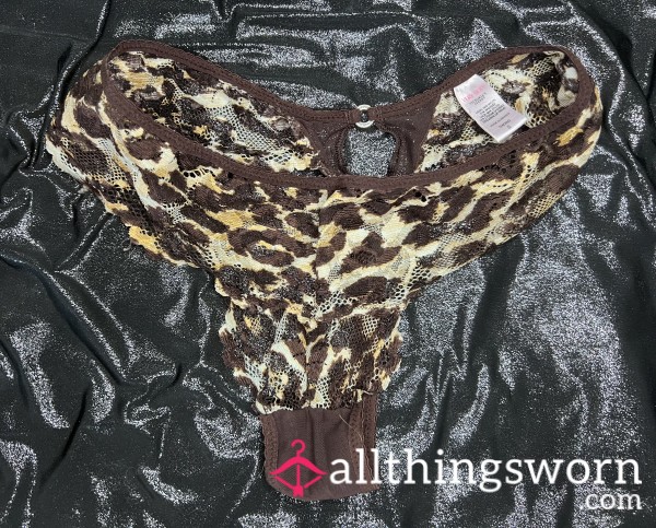 Leopard Victorias Secret Thong