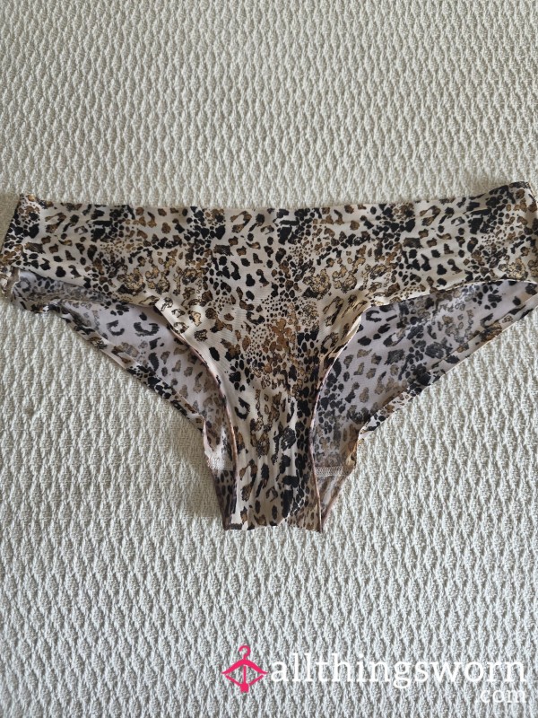 Lepoard Print Silky Panties