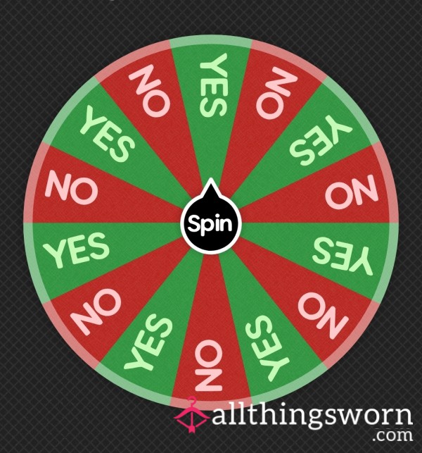 Let Fate Decide If You're Allowed To C*m With My Yes/no Wheel 😈