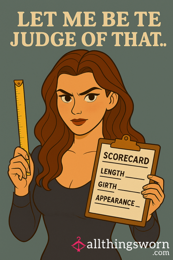 Let Me Be The Judge Of It… Written D*ck Rating
