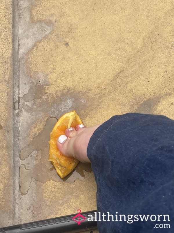 Let Me Crush Your Favourite Foods Between My Toes!