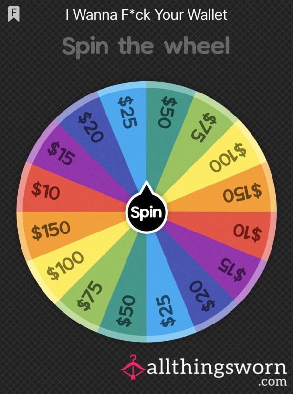 Let Me Drain You - Spin The Wheel