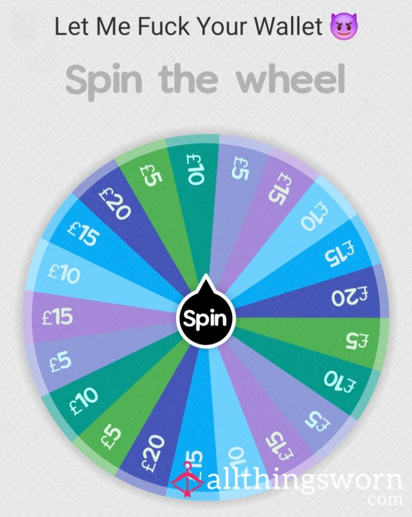 Let Me F**k Your Wallet 😈🤑 Small Drain Spin The Wheel  🫦🔥