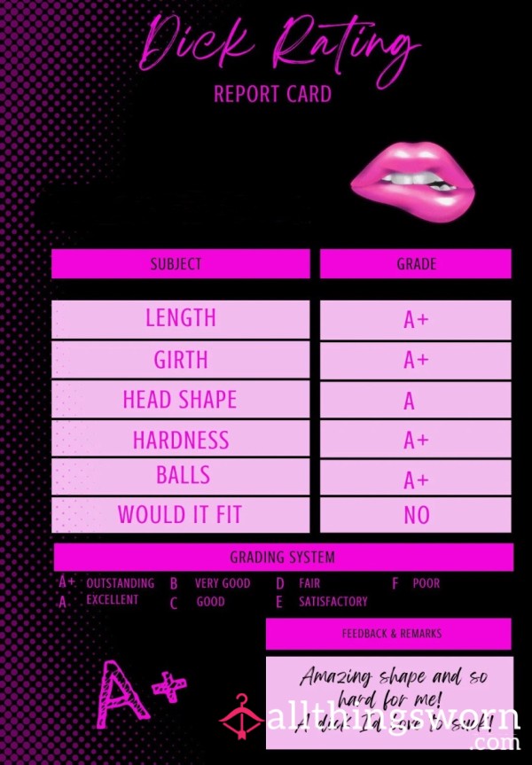 Let Me Grade Your D