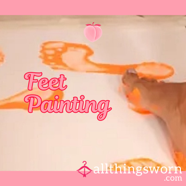 𝑭𝑬𝑬𝑻 𝑷𝑨𝑰𝑵𝑻𝑰𝑵𝑮 Let Me Paint You A Picture With My Feet 👣