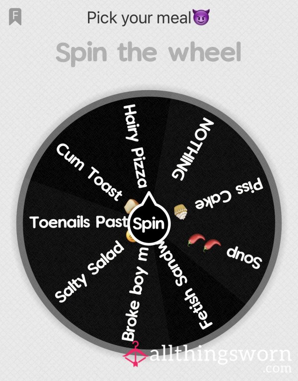 Let Me Pick Your Meal 🥘