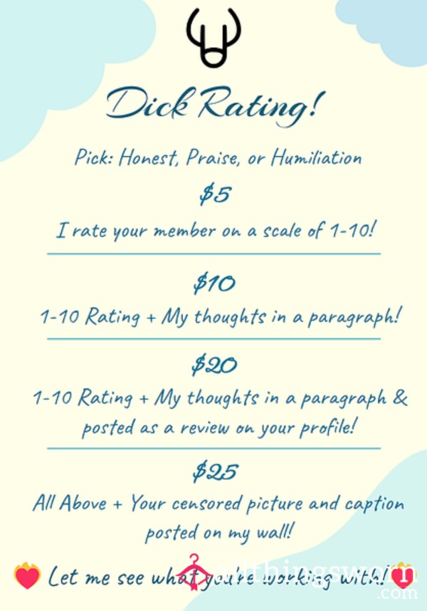 Let Me Rate You 😘