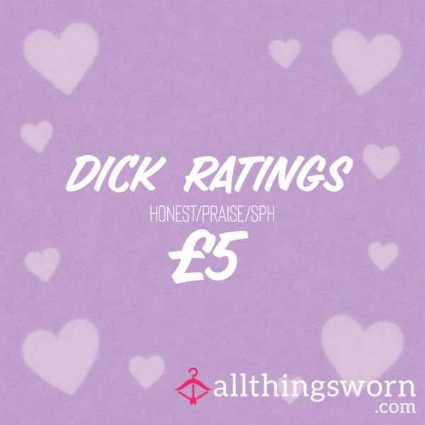 Let Me Rate Your C*ck :)