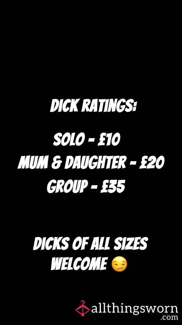 Let Me Rate Your D*ck