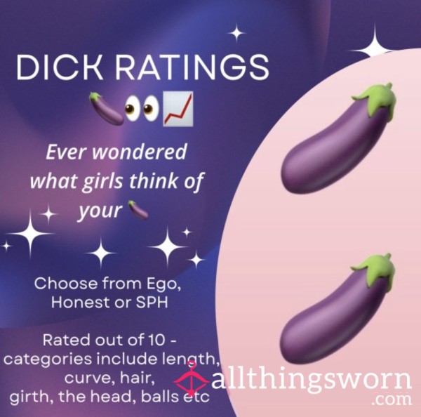 Let Me Rate Your D*ck!
