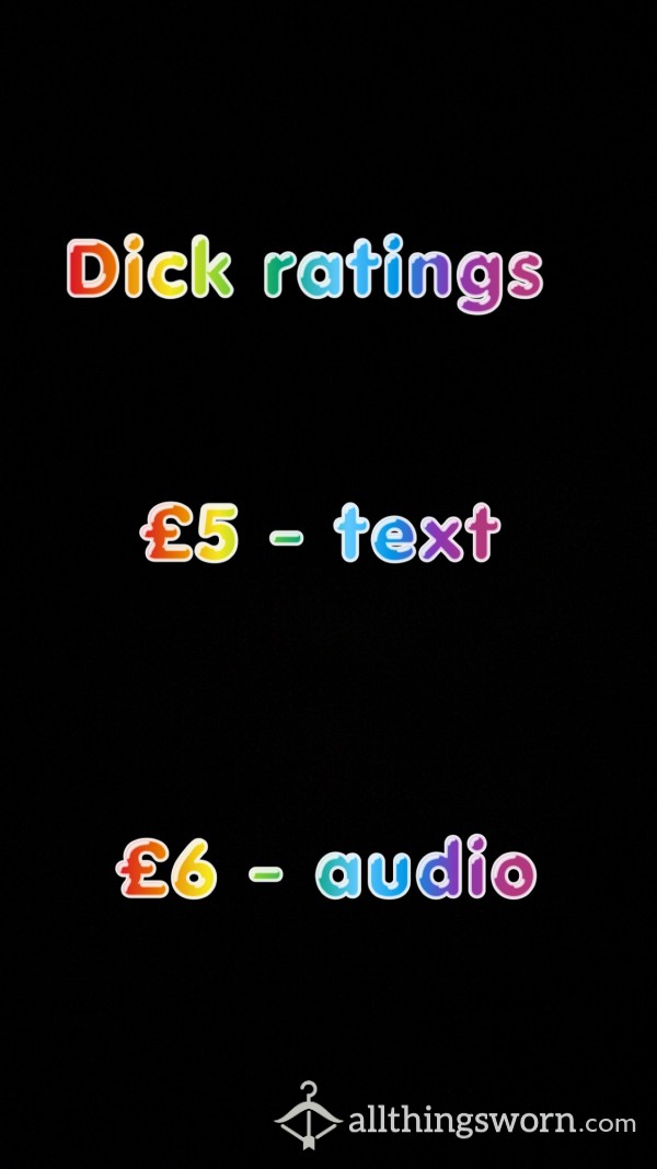 Let Me Rate Your Pathetic D*ck