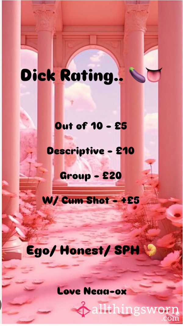 Ready To Be Rated?🍆