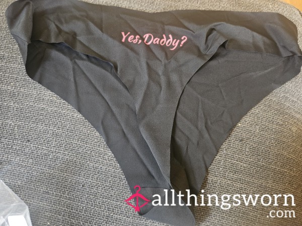 Let Me Wear My Yes Daddy Undies For You