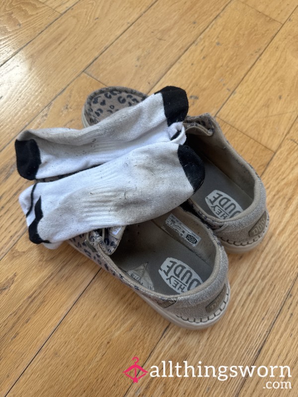 Let My Sweat Tell The Story—one Step At A Time! Workout Worn Socks – Real Sweat, Real Scent