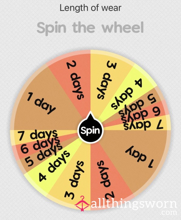 Let The Wheel Decide Your Fate! (Sock Edition)