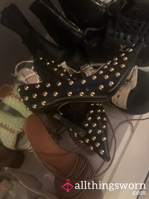 Lethal Sharp Metal Ball Heels!! With Content Photos And Videos
