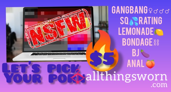Let's Pick Your Porn