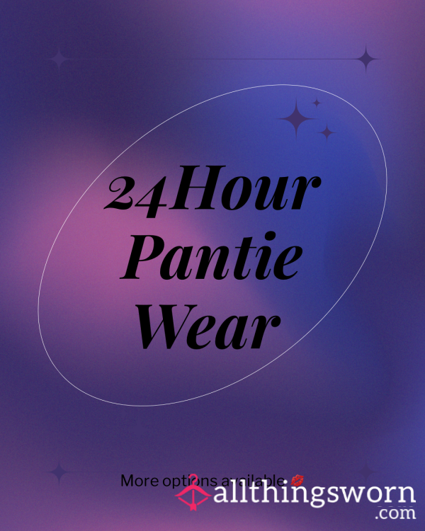 Let’s Plans Tomorrows Pantie Wear Just For You