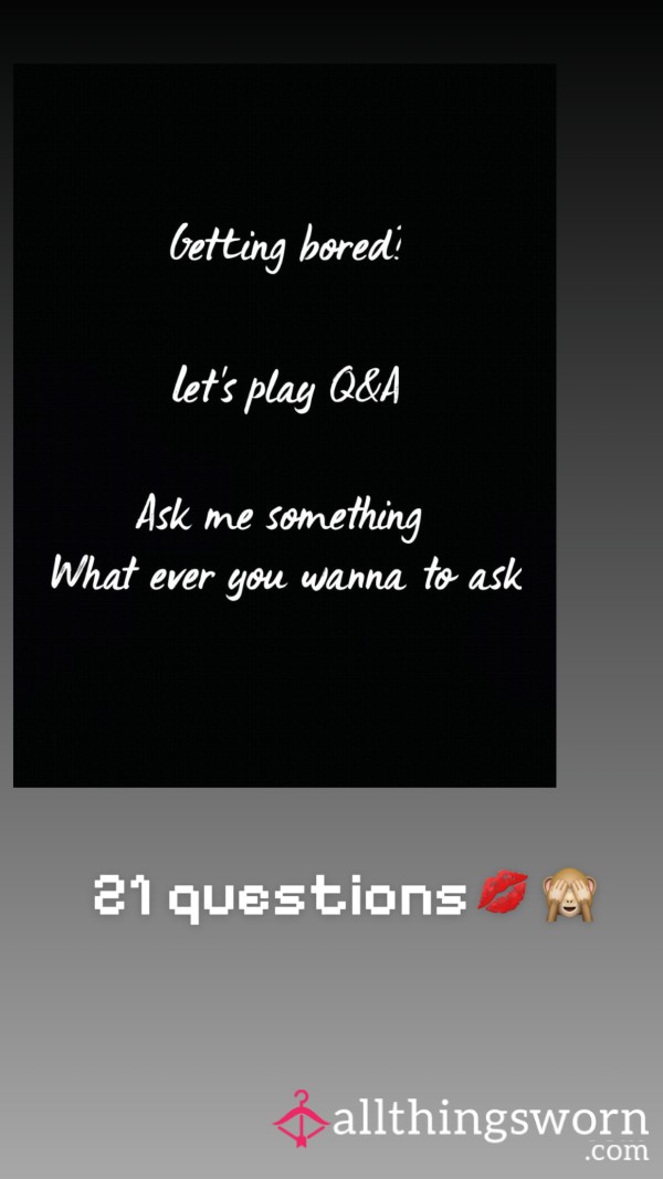 Let’s Play 21 Questions