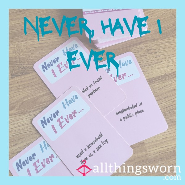 Let's Play A Game, Never, Have I Ever... 10 Cards, 10 Honest Answers 🎥