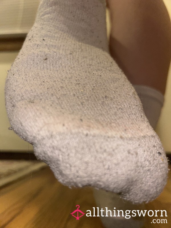 Lexi’s Dirty Hanes Crew Socks