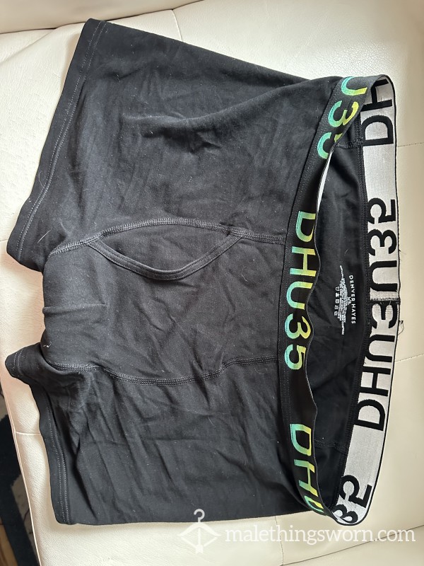 LG C*m Dribbled Hubby Undies Black