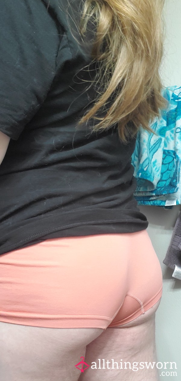Lg Pink Or Orange Boy Short Panties 🍊🍦
