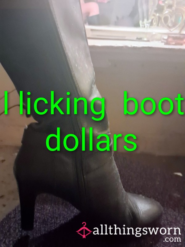 Licking Boots