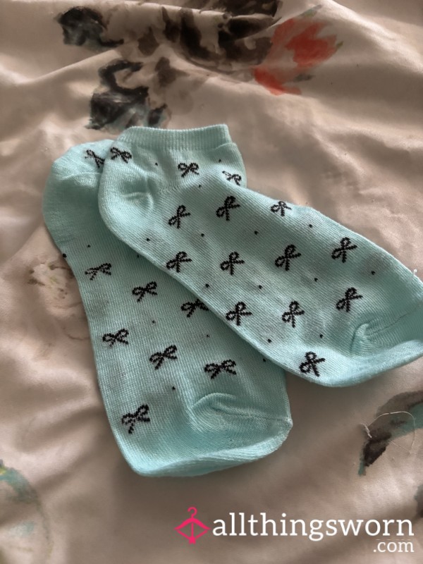 Light Blue Ankle Socks