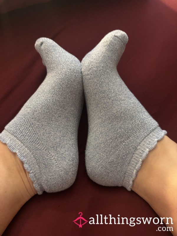 Light Blue Ankle Socks