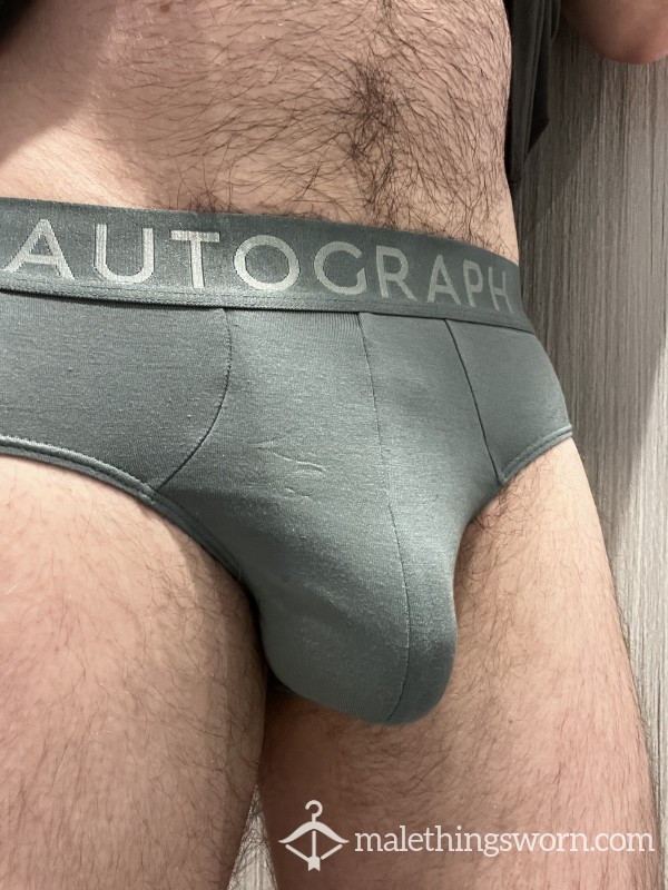 Light Blue Autograph Briefs (L)