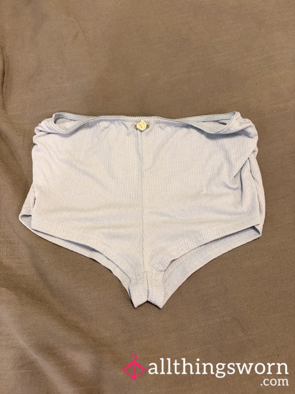 Light Blue Booty Shorts