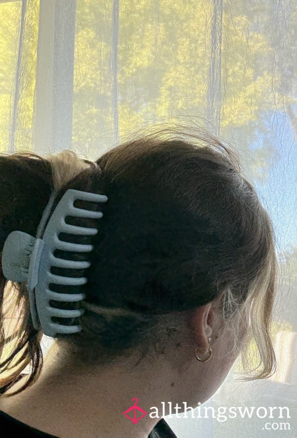 Light Blue Claw Clip