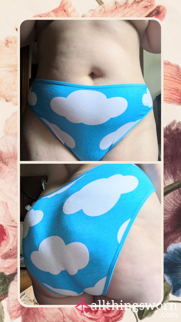 Light Blue Clouds Panties